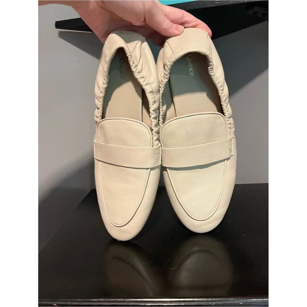 Quince Italian Leather Soft Loafers